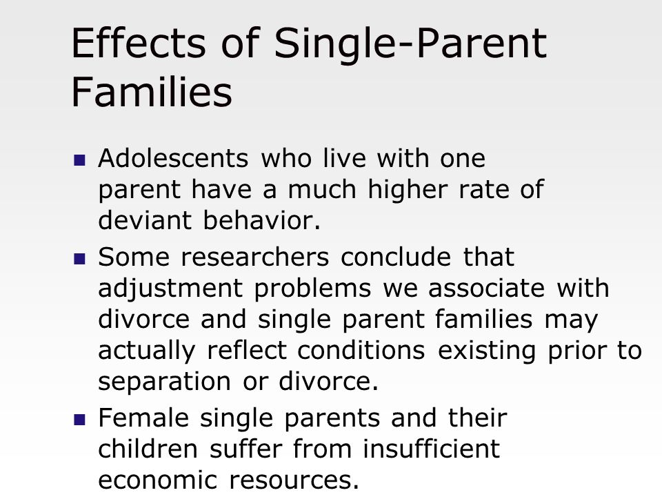 Effects of single parenthood in kenya